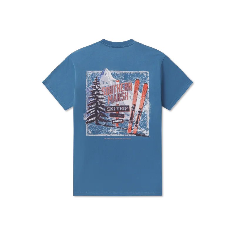 Ribbed Cuff T-ShirtsSki Trip Tee