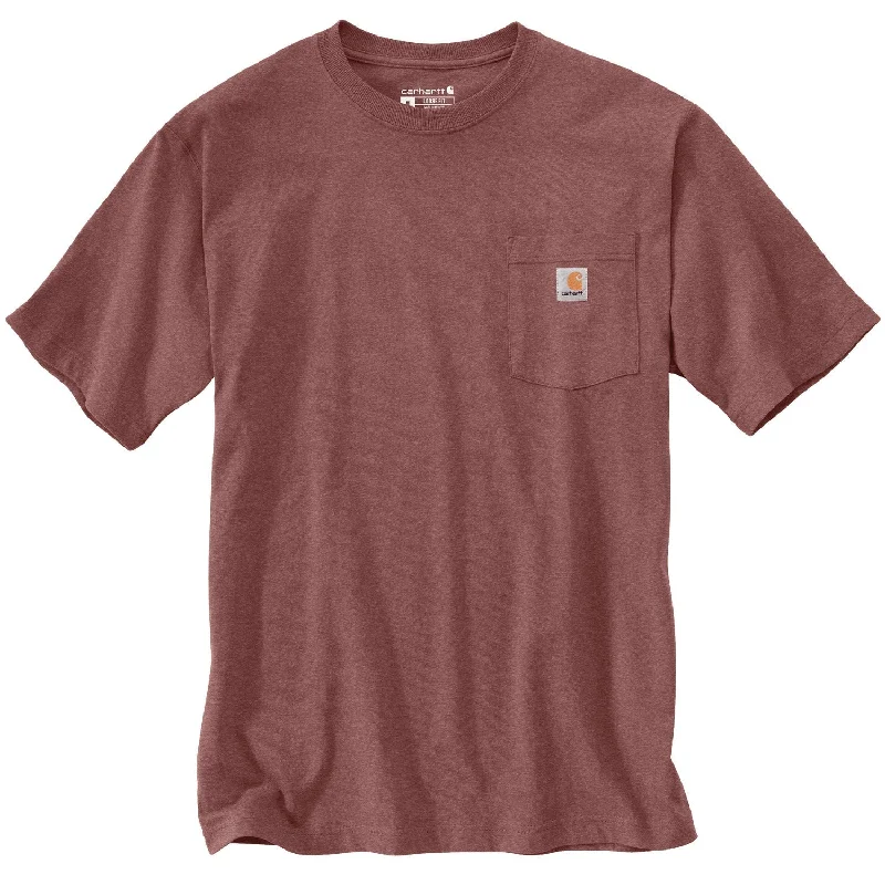 Slim Fit T-ShirtsK87 - Loose Fit Heavyweight Pocket Tee, Apple Butter