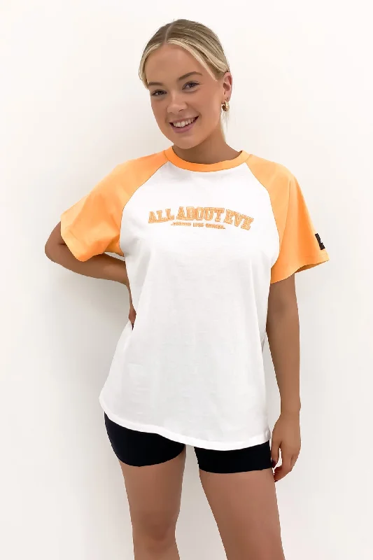 Scoop Neck T-ShirtsSquad Raglan Tee Orange