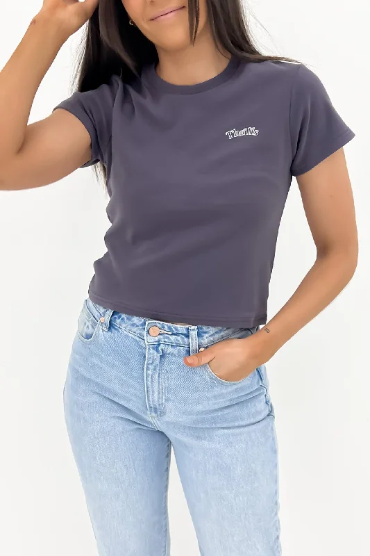 Sheer T-ShirtsVoid Mini Tee Graphite