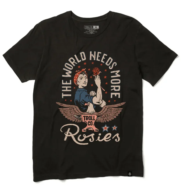 Ruffled T-ShirtsWomen's Rosie Tee - Black